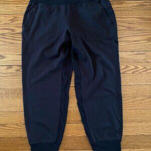 Athleta Venice Women's High Rise Black Jogger Stretch Pants L